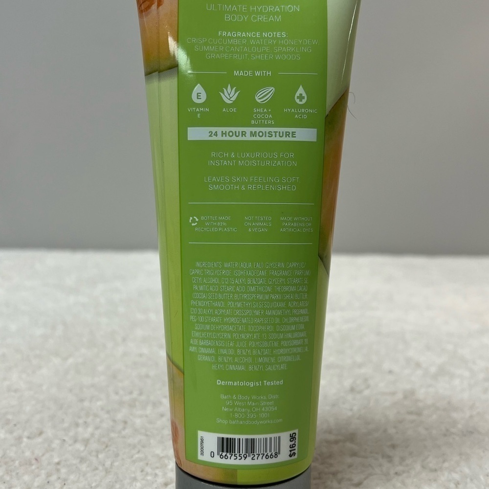Bath & Body Works "Cucumber Melon" Body Creme, Scrub & Mist Gift Bundle - Picture 10 of 10